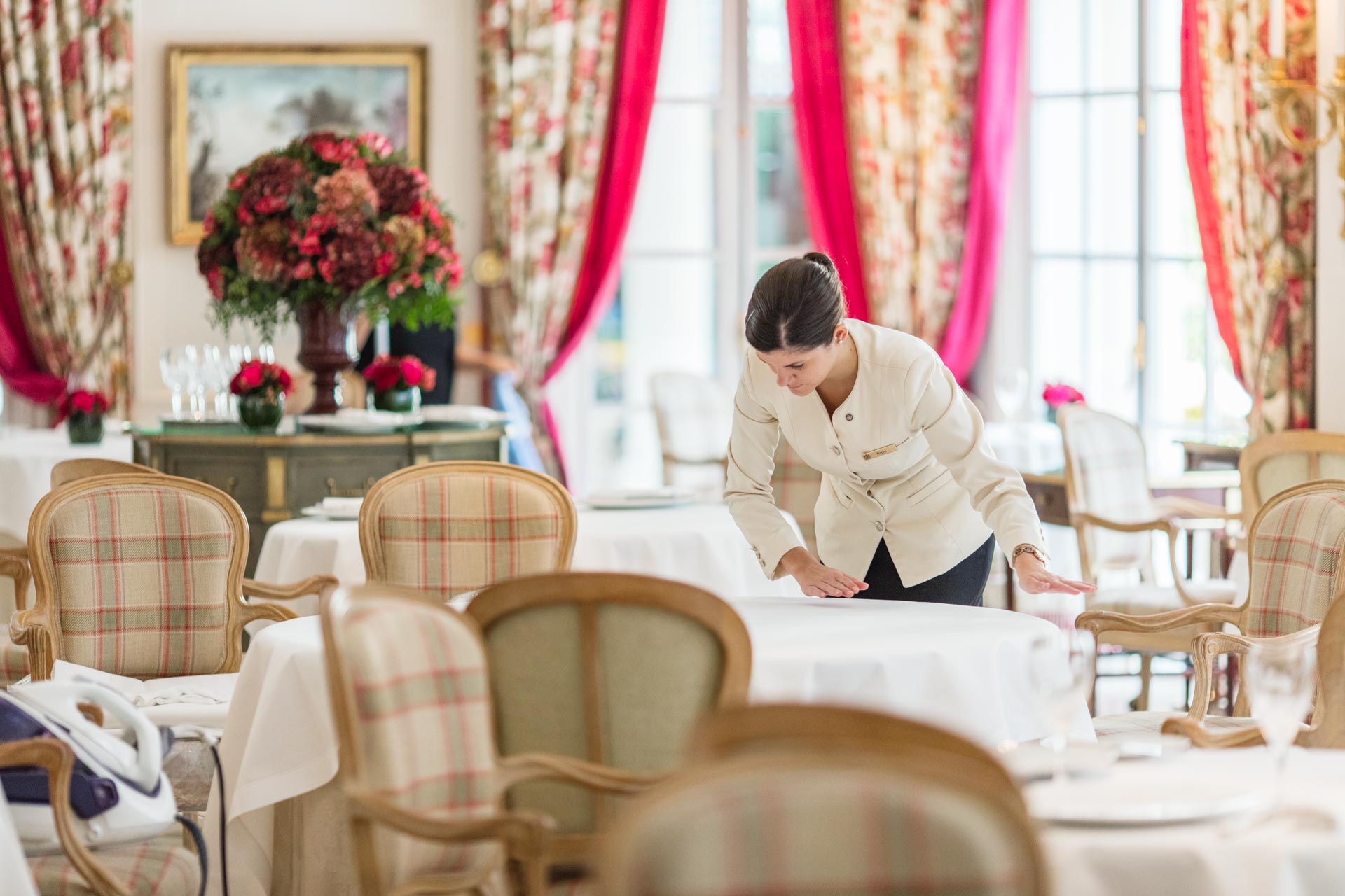 Waiter at Hotel Le Bristol Paris
