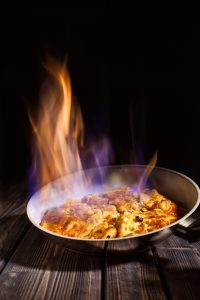 Recipe image promoting the Lamart brand cookware