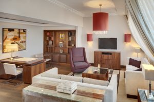 Presidential suite, Interior of the luxury 5 star Art Deco Hotel Alcron Prague